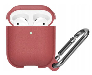 Etui AirPods 1/2 silikonowe imitacja skóry