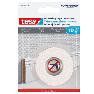 Tesa Taśma Montażowa Tapeta I Tynk 1,5m X 19mm