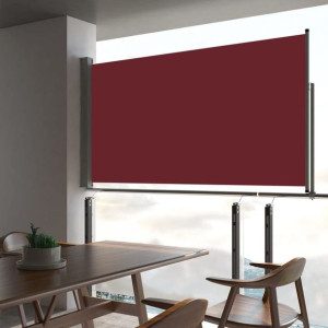 Markiza boczna wysuwana 160x300cm czerwona