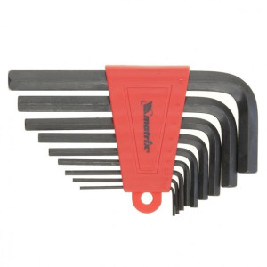 Klucze imbusowe zestaw 2-12mm HEX 9 szt.