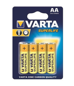Varta Bateria Cynkowo-węglowa R6 Aa Superlife X4