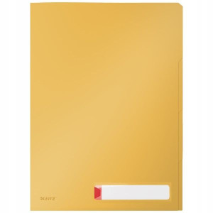 Folder A4 3 przegródki Leitz Cosy żółta