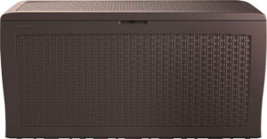 Skrzynia ogrodowa Samoa Rattan Box 270L brąz