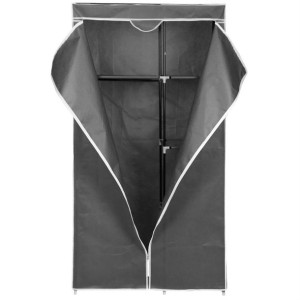 Szafa Tekstylna Garderoba 90x45x170cm Jasno-szara 8804