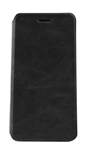 Etui z klapką Mofi Vintage Oneplus 6 Grafitowe