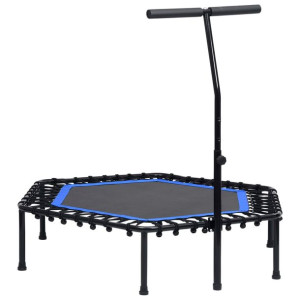Trampolina fitness z uchwytem, 122 cm
