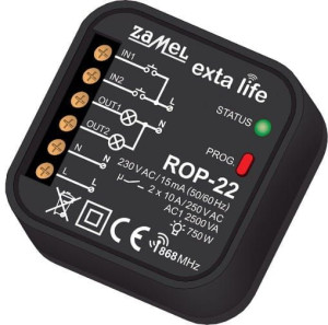 Exta Life Rop-22 Radiowy Odbiornik Dopuszkowy 2-kanałowy