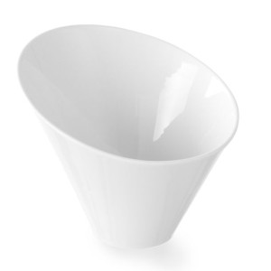 Miseczka dekoracyjna skośna porcelana 170x163x134mm - Hendi 785645