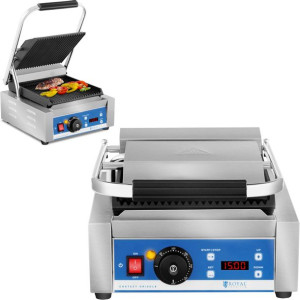 Kontakt grill elektryczny kontaktowy z wyświetlaczem LED żeliwne płyty 1800