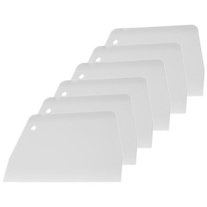Skrobka cukiernicza do ciasta TRAPEZ 155x107mm - ZESTAW 6szt.  - HENDI 5541