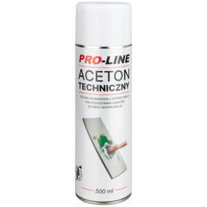 Aceton techniczny 100% w sprayu PRO-LINE spray 500ml