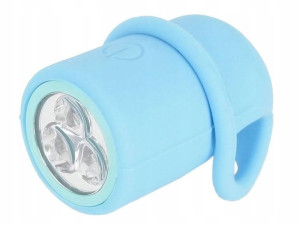 Lampka Przednia Rowerowa 3 Led Silikon