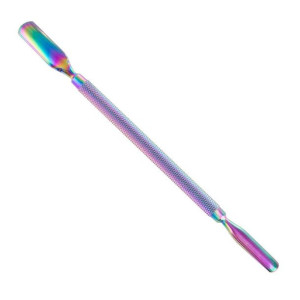 Dwustronne dłutko do skórek i paznokci rainbow YC004