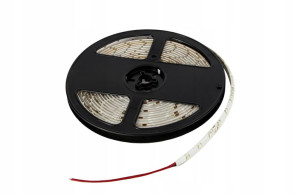 Taśma LED SMD 3528 12V barwa zimna IP65 300diod 5m