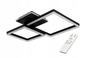 Lampa sufitowa plafon żyrandol LED 70W pilot CCT