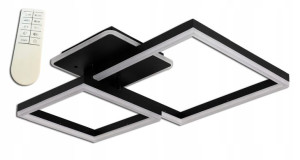 Lampa sufitowa LED żyrandol 100W KANSAS pilot CCT