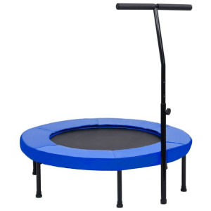 Trampolina fitness, uchwyt i nakładka zabezpieczająca, 102 cm