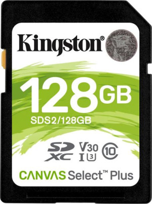 Kingston Canvas Select Plus SDCS2/128GB U3 V30