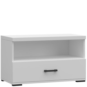 Szafka pod telewizor 80 cm, stolik RTV - Biała - K5-B