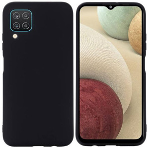 Etui SAMSUNG GALAXY A12 Silicone case elastyczne silikonowe czarne