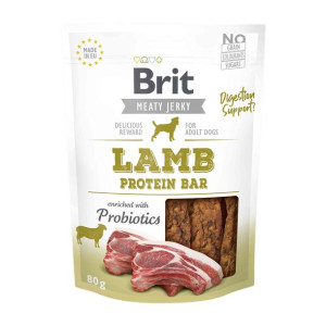 Brit Jerky Lamb Protein Bar Jagnięcina Przysmak Dla Psa 80 g