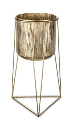 Osłonka metalowa złota wys.60cm