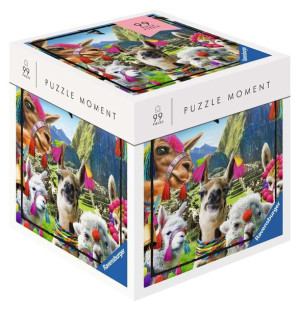 Puzzle 99el Moment Lama - Ravensburger