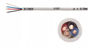 Przewód Alarmowy Domofonowy Bitner Ytdy 12x0,5 - 100m