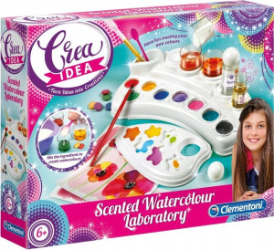 CLEMENTONI Crea Idea Pachnące Farbki Zestaw 6+