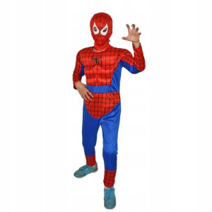Spiderman Z Mięśniami Strój Przebranie Rozm S