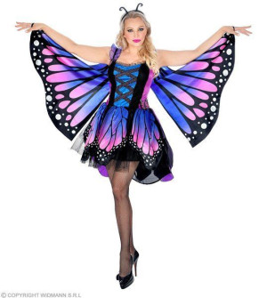 Strój Motyl Fioletowy Motyla Fioletowego - S