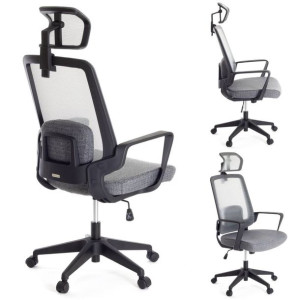 AMO70+ Szary - Ergonomiczny fotel biurowy na kółkach