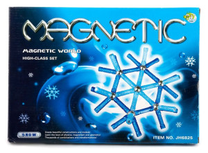 Klocki Magnetyczne Konstrukcyjne Snow 84el Nowość