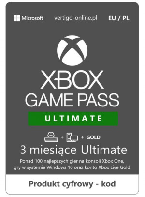Xbox Game Pass Ultimate 3 miesiące