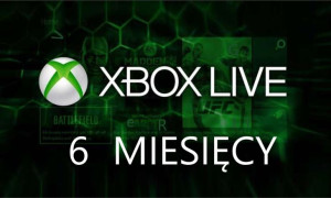 Xbox Live Gold 6 Miesięcy