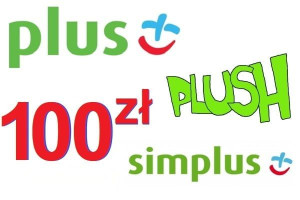 Doładowanie Plus 100zł Plush GSM Kod