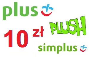 Doładowanie Plus 10zł Plush GSM Kod