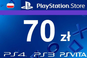 Playstation 70zł Store do PSN PS3, PS4, PS5, PSP