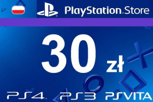 Playstation 30zł Store do PSN PS3, PS4, PS5, PSP