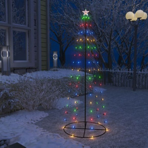 Lumarko Ozdoba świąteczna w kształcie choinki, 100 LED, 70x180 cm
