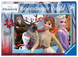 Puzzle 35el 2D Kraina Lodu - Ravensburger