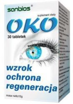 Sanbios Oko Borówka Acerola Zmęczone Oczy 30t