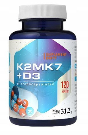 Witamina K2 Mk7 + D3 120 K Hepatica