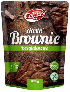 Celiko Ciasto Brownie Bezglutenowe 300g Koncentrat