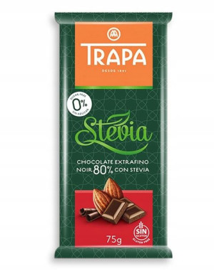 Czekolada Gorzka 80% Bez Cukru Trapa Ze Stevia