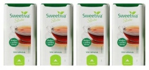 STEWIA STEVIA SWEETIVA SŁODZIK 4 x 500 tabletek
