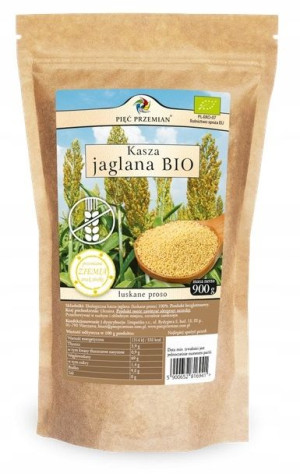 Kasza Jaglana Bio Bezglutenowa 900 G Pięć Przemian