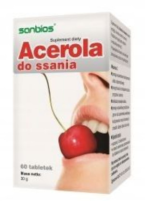 Sanbios Acerola Witamina C Do Ssania 60 Tabl