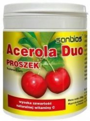 Sanbios Acerola Duo Proszek 200g Witamina C