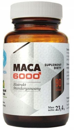 Maca 6000 200 Mg 90 Kaps Ekstrakt Hepatica